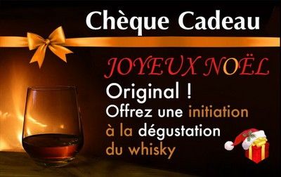 offrir en chèque un bon cadeau dégustation whisky Japonais pour noel à paris